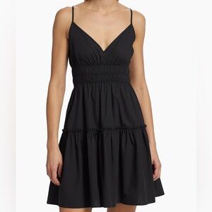 Rails Black Mini Dress with Spaghetti Straps